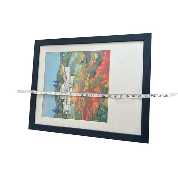 Scenes of Provence by Philippe Janin Framed Print Signed Landscape Painting READ - Picture 8 of 8